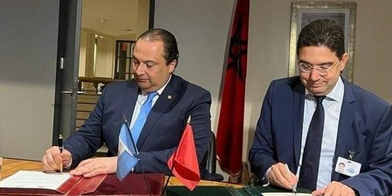 Cancilleres de Guatemala y Marruecos