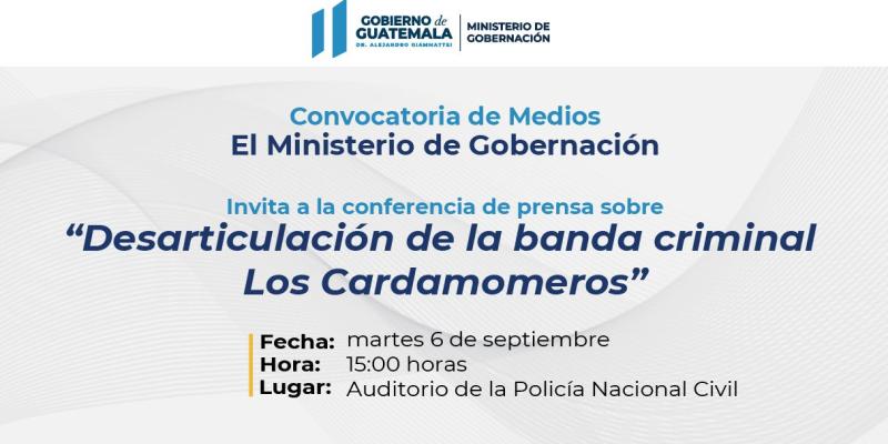 Desarticulación de la banda criminal "Los Cardamomeros"