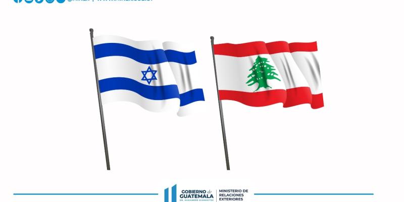 Guatemala se congratula por histórico acuerdo entre Israel y el Líbano