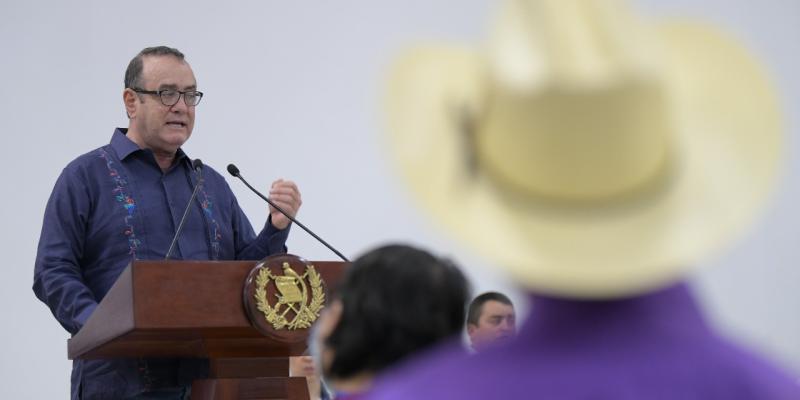 Presidente Alejandro Giammattei 