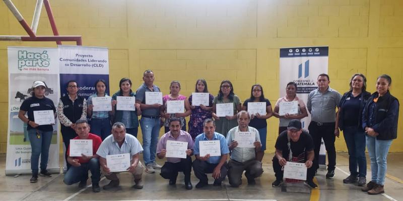 Líderes comunitarios de San Marcos están comprometidos con el medioambiente