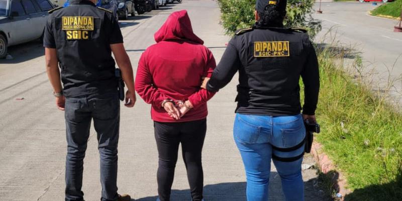 Dipanda Quetzaltenango captura a la Chaparrita por extorsión