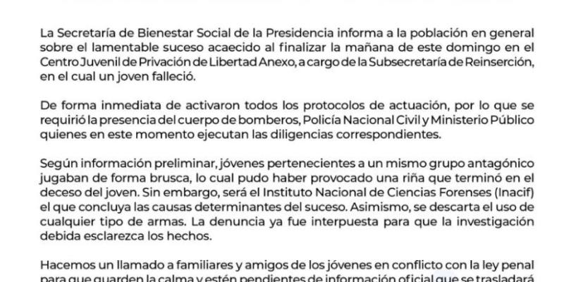 Comunicado