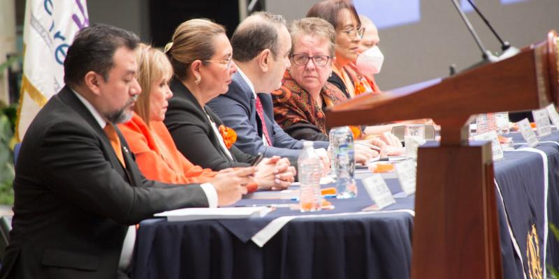 La Secretaria Presidencial de la Mujer Ana Leticia Aguilar Theissen