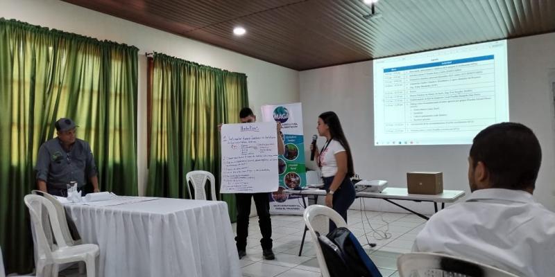 MARN capacita sobre conservación del suelo a técnicos de la Mesa Agroclimática de El Progreso
