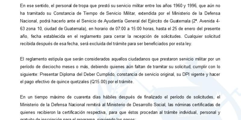 LEY TEMPORAL DE DESARROLLO INTEGRAL.