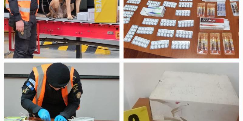 Operativo antinarcótico permite decomiso de metanfetamina en bodega de encomiendas