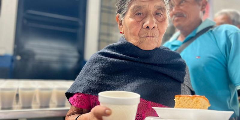 Usuaria de Comedor Social en Cobán, Alta Verapaz