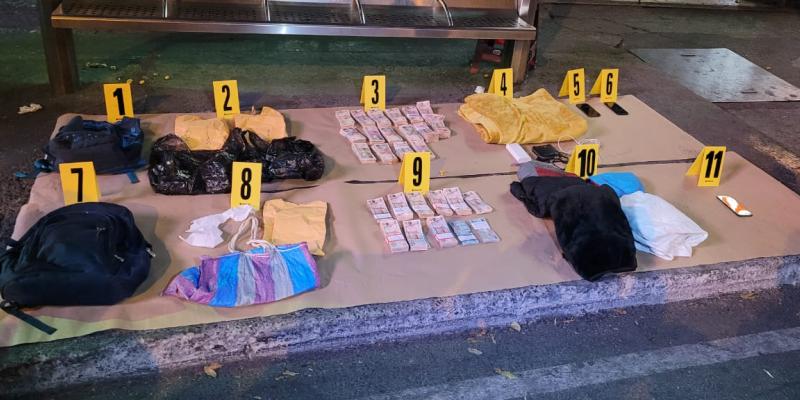 Capturados trasladaban Q236 mil en efectivo