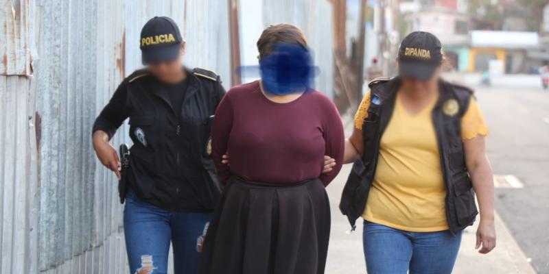 Pandillera capturada cuando recibía supuesto pago de extorsión