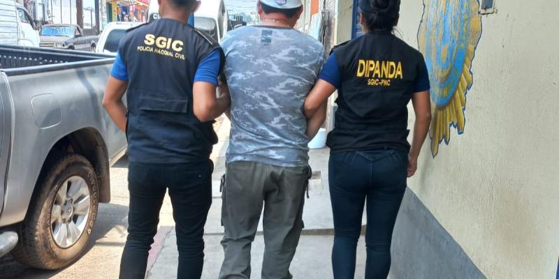 Dipanda captura a personas por extorsión y por negación de asistencia económica