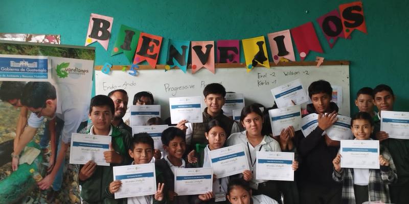 MARN certifica a Guardianes Ecológicos en Jalapa