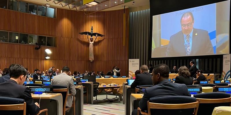 Canciller de Guatemala, Mario Búcaro, participa en reunión preparatoria de la Cumbre del Futuro 