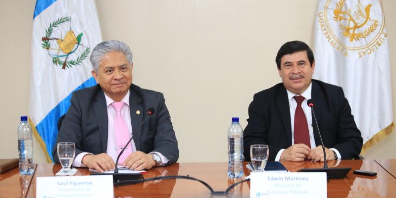 Ministrio de Finanzas Públicas en conferencia de prensa