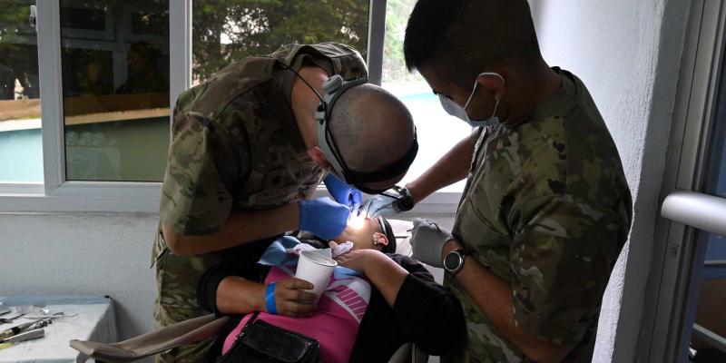 Fuerza Aérea Guatemalteca y Guardia Nacional de Arkansas realizaron jornada médica.