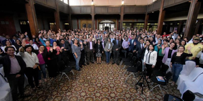 Primera reunión de trabajo entre autoridades de SEGEPLAN para el período 2024-2028 y personal de la sede central y delegaciones.