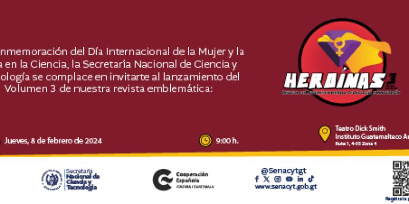 Lanzamiento Heroínas de la CTi Vol. 3 