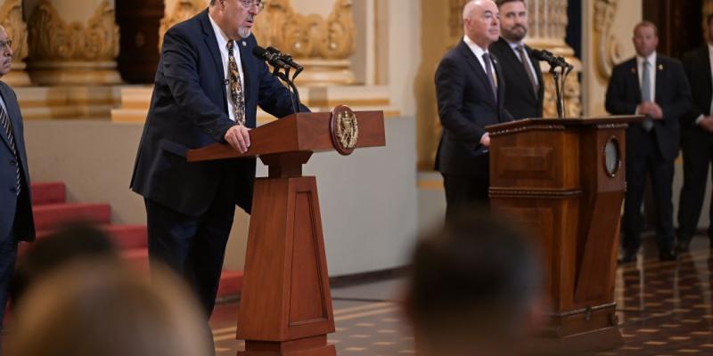 Conferencia conjunta entre Presidente Bernardo Arévalo y Secretario Alejandro Mayorkas