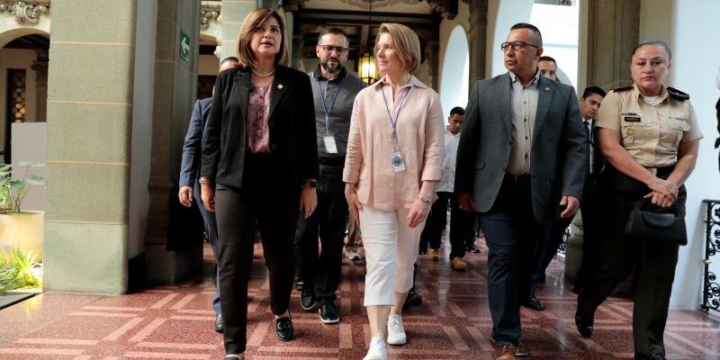 Encuentro en Palacio Nacional vicepresidenta