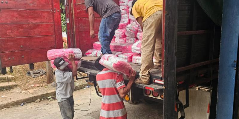 Llegan alimentos por acciones a la Unión, Zacapa