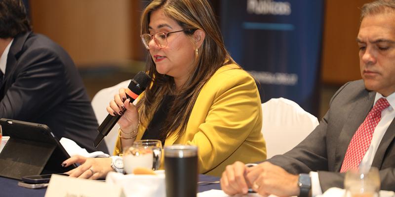 La Directora se refirió a los desafíos del servicio civil en Guatemala.