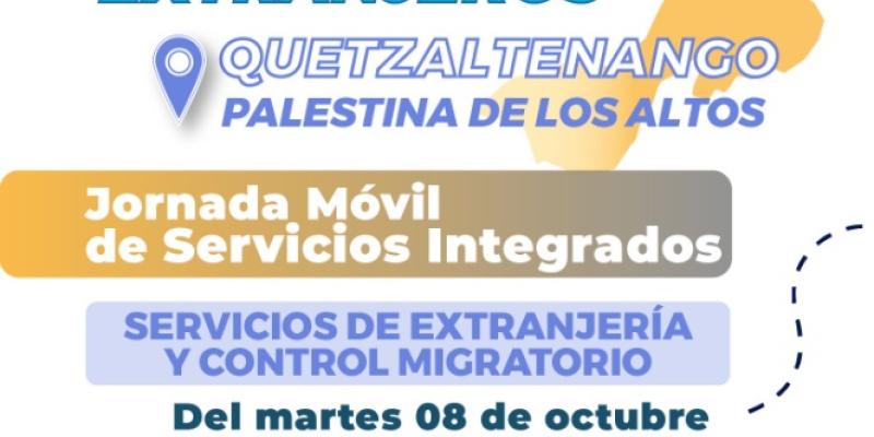 Palestina de los Altos, Quetzaltenango, tendrá jornada de servicios integrados