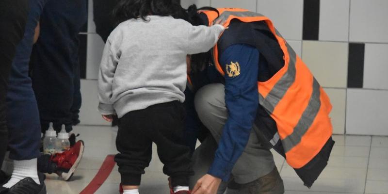 El Instituto Guatemalteco de Migración da seguimiento a la atención de personas desplazadas desde México hacia Huehuetenango.