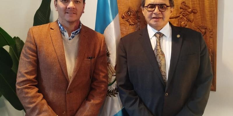 Embajador de Guatemala en Estados Unidos y Director General del IGM se reúnen para abordar asuntos en materia migratoria