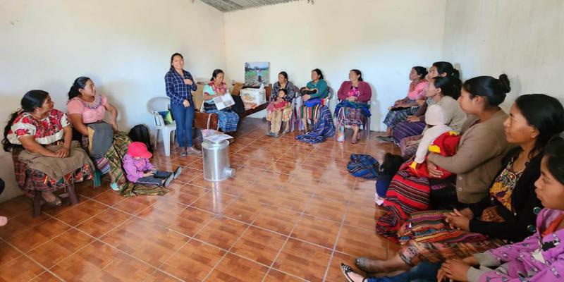 Productoras de Totonicapán fortalecen conocimientos en manejo de postcosecha y agricultura familiar