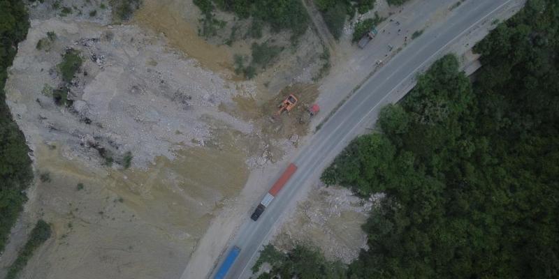 CIV define plan técnico para estabilizar talud en km 61 de la CA-9 Norte