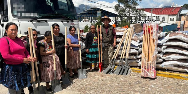 Entrega de herramientas fortalecerá sistemas agroforestales de cultivos anuales