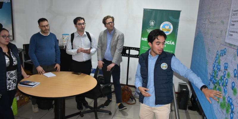 Autoridades del INSIVUMEH recibieron a la Misión de Evaluación Independiente de Información Climática y Sistemas de Alerta Temprana del Portafolio del GCF (Green Climate Fund)