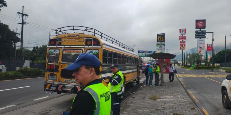Operativo de la DGT en Amatitlán refleja avances: cero sanciones gracias al cumplimiento del transporte público