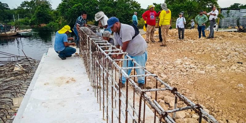 Se inician trabajos para la instalación de puente Bailey en Petexbatún 