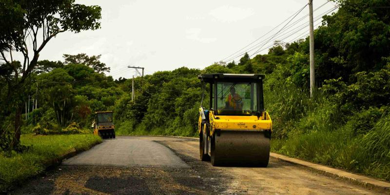 Caminos inicia la renovación de 4.4 km entre Barberena y Pueblo Nuevo Viñas