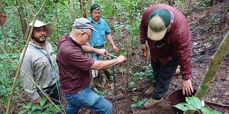 Realizan muestreo y recolección de suelos en Zacapa para análisis de fertilidad
