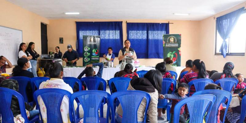 Madres fortalecen conocimientos en alimentación saludable para prevenir la desnutrición infantil