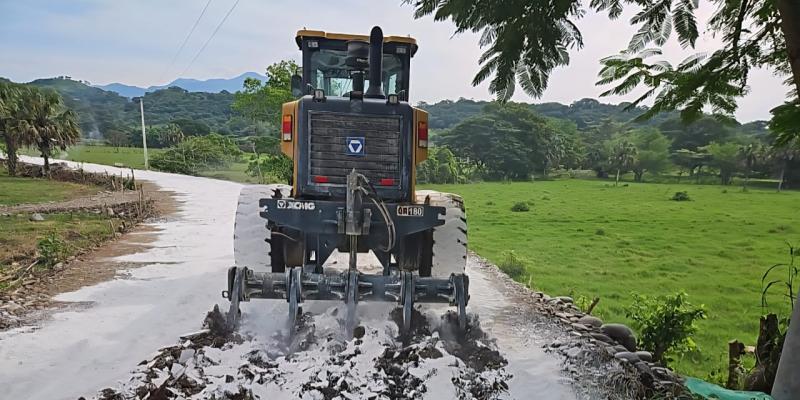 La nueva vía de Pasaco avanza con concreto 