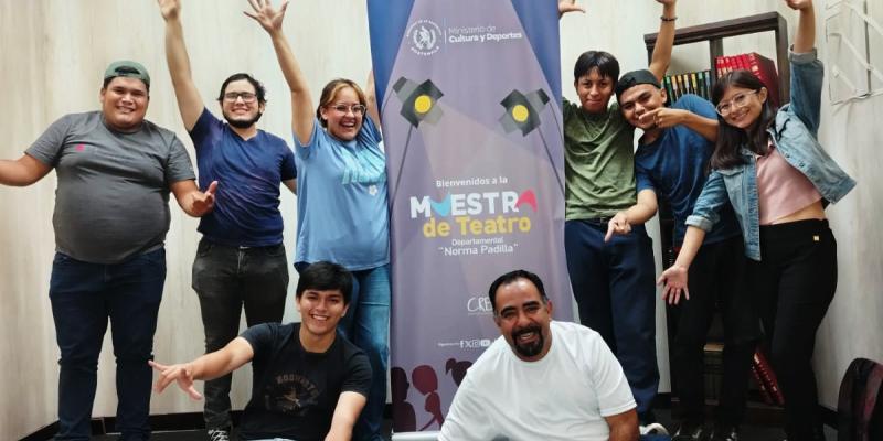 Cartelera Muestra Departamental de Teatro Norma Padilla 2025