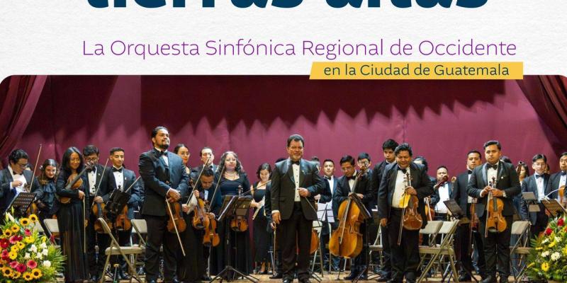Orquesta Sinfónica Regional de Occidente en la Ciudad de Guatemala