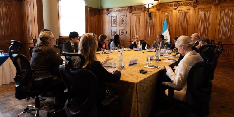 La sesión de trabajo se desarrolló en el Palacio Nacional de la Cultura.