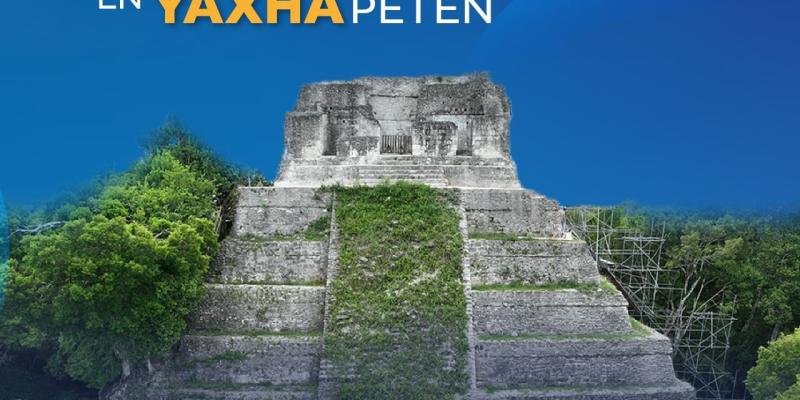 Conservación del edificio 216 en Yaxhá Petén