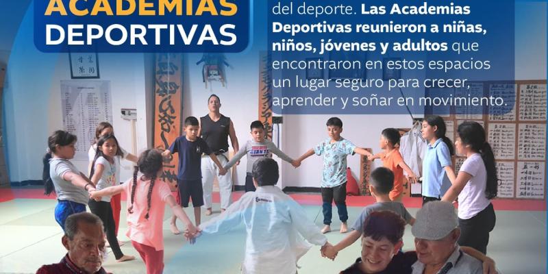 106 mil 477 inscritos en Academias Deportivas