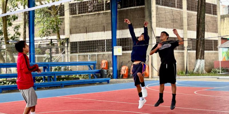 Se abrieron actividades en la academia de voleibol. 