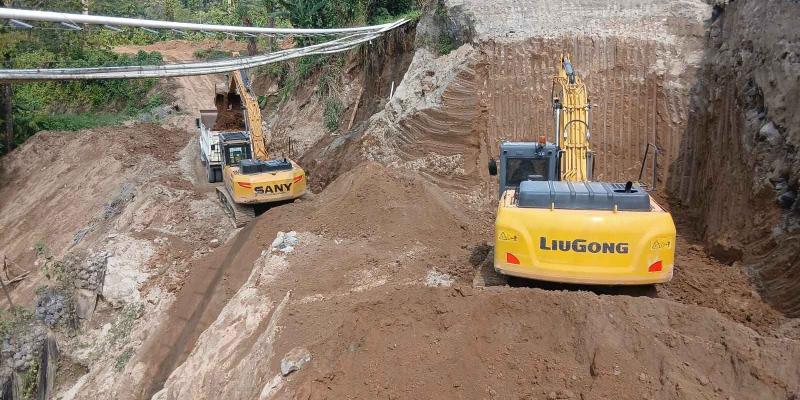 Avanzan trabajos en la CITO-180 para mejorar la conexión entre Retalhuleu y Quetzaltenango