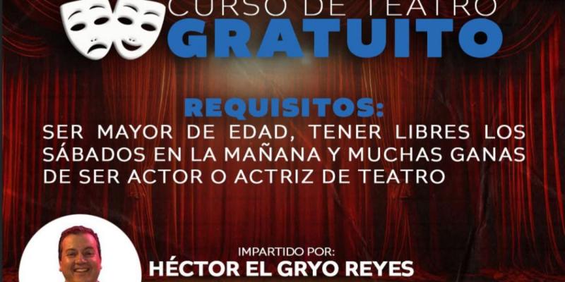 Radio TGW lanza curso gratuito de teatro con el dramaturgo Héctor El Gryo Reyes