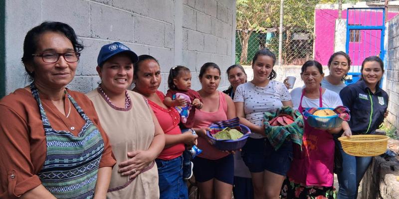 Familias de Villa Canales diversifican su alimentación con tortillas nutritivas