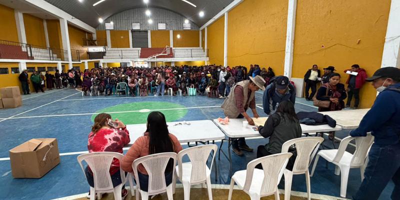 Pequeños agricultores de Colotenango reciben kits del Sistema Patio