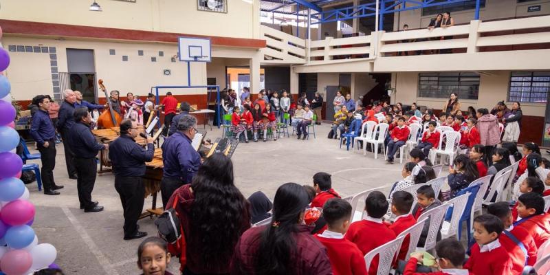 La Marimba de Concierto del Palacio Nacional inaugura el ciclo escolar 2026 con una cátedra de identidad musical. 
