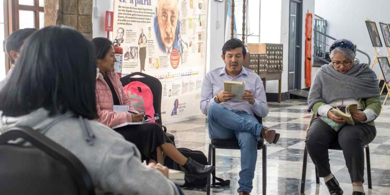 Mario Payeras vuelve a cobrar vida en el Círculo de Lectura de la Biblioteca Nacional